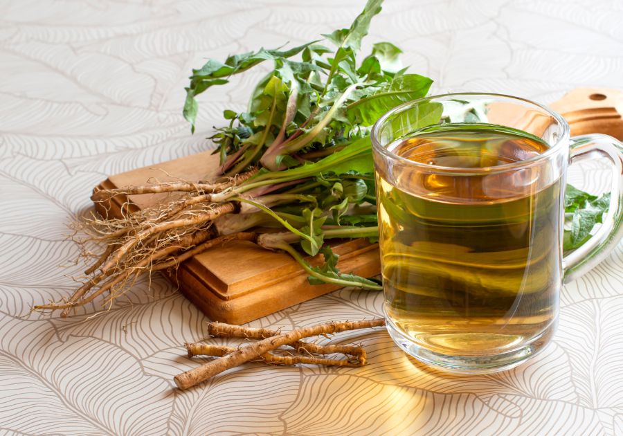 unsweetened herbal tea